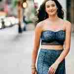 What to Ask Your Senior Photographer Before Booking – Chicago senior girl photos wearing two piece dress – award-winning Chicago senior photographer Shalimar B. Photography.