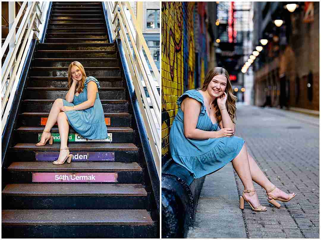 Three poses to try at your senior session with Shalimar B. Photography with award-winning Chicago senior photographer Shalimar B. Photography.