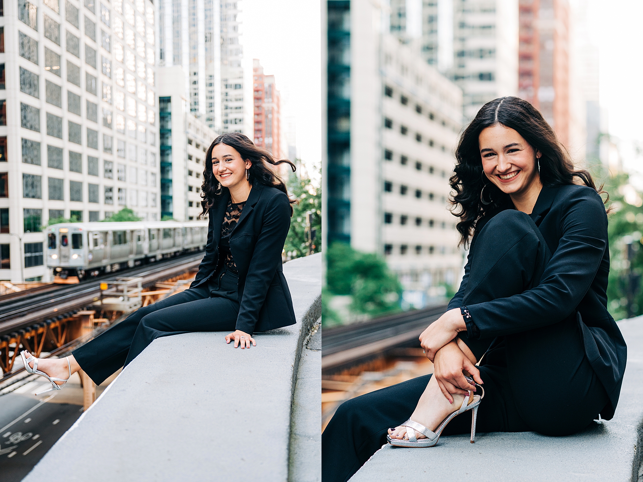 Three poses for your Chicago senior photos with SBP with award-winning Chicago senior photographer Shalimar B. Photography.