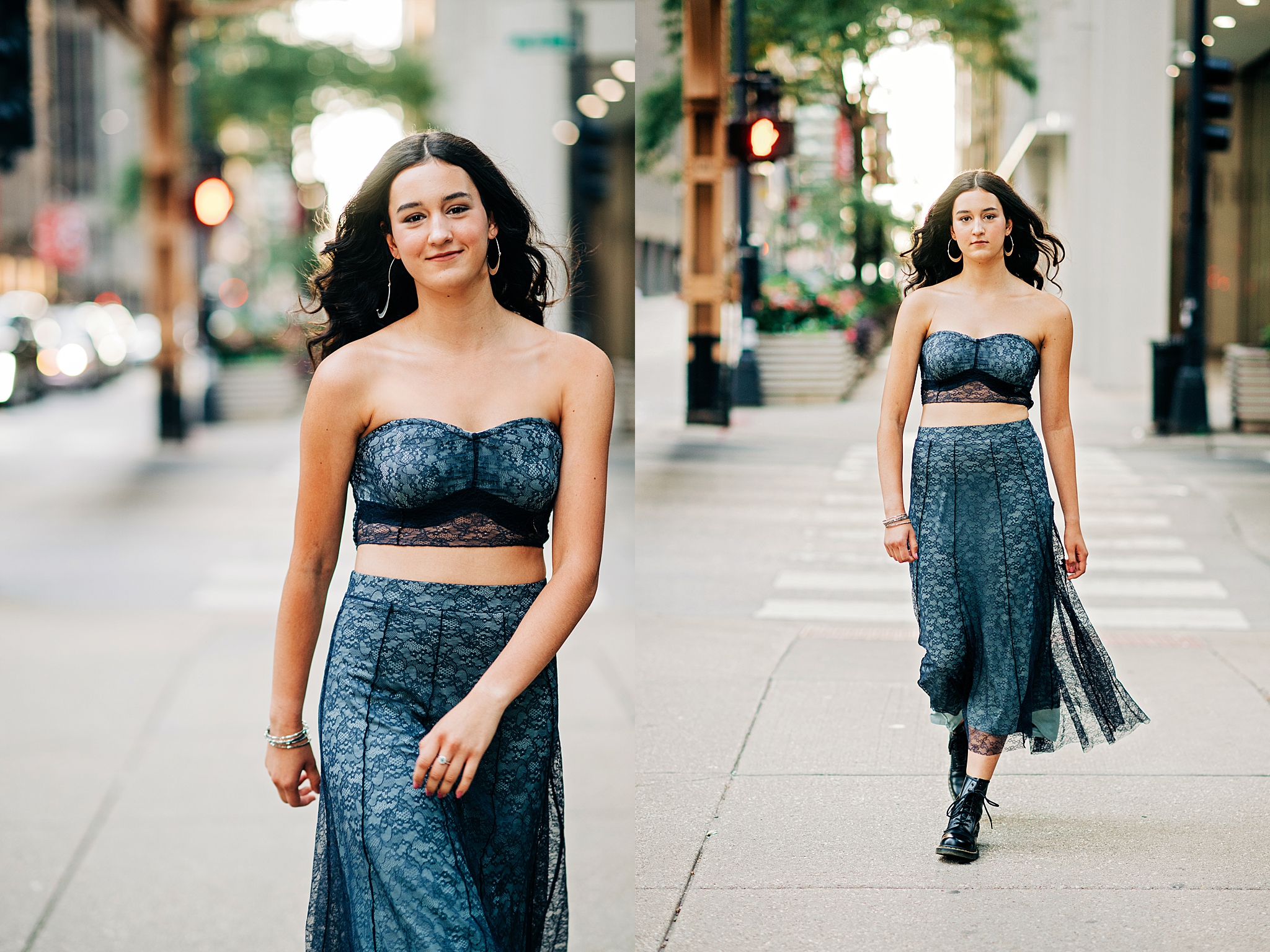 Three poses for your Chicago senior photos with SBP with award-winning Chicago senior photographer Shalimar B. Photography.