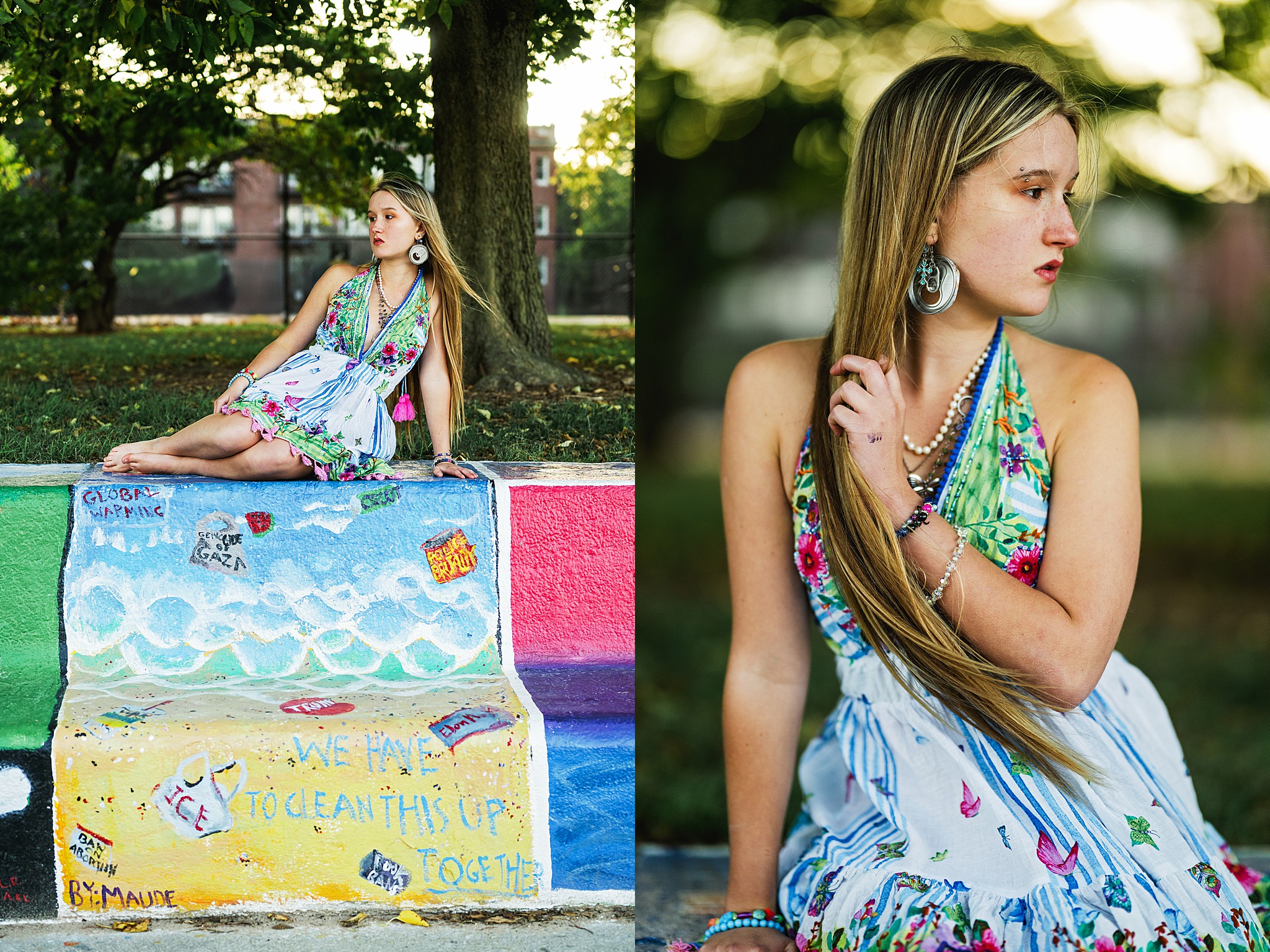 Senior Photo Inspo: How Adding Color Elevates Your Senior Photos with award-winning Chicago senior photographer Shalimar B. Photography.